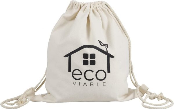 ECO VIABLE Dinner Set Canvas Carry Bag Rucksack - Image 2