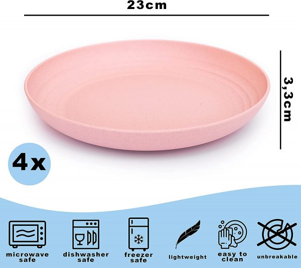 ECO VIABLE 10 Inch (25cm) Dinner Plates - Image 2