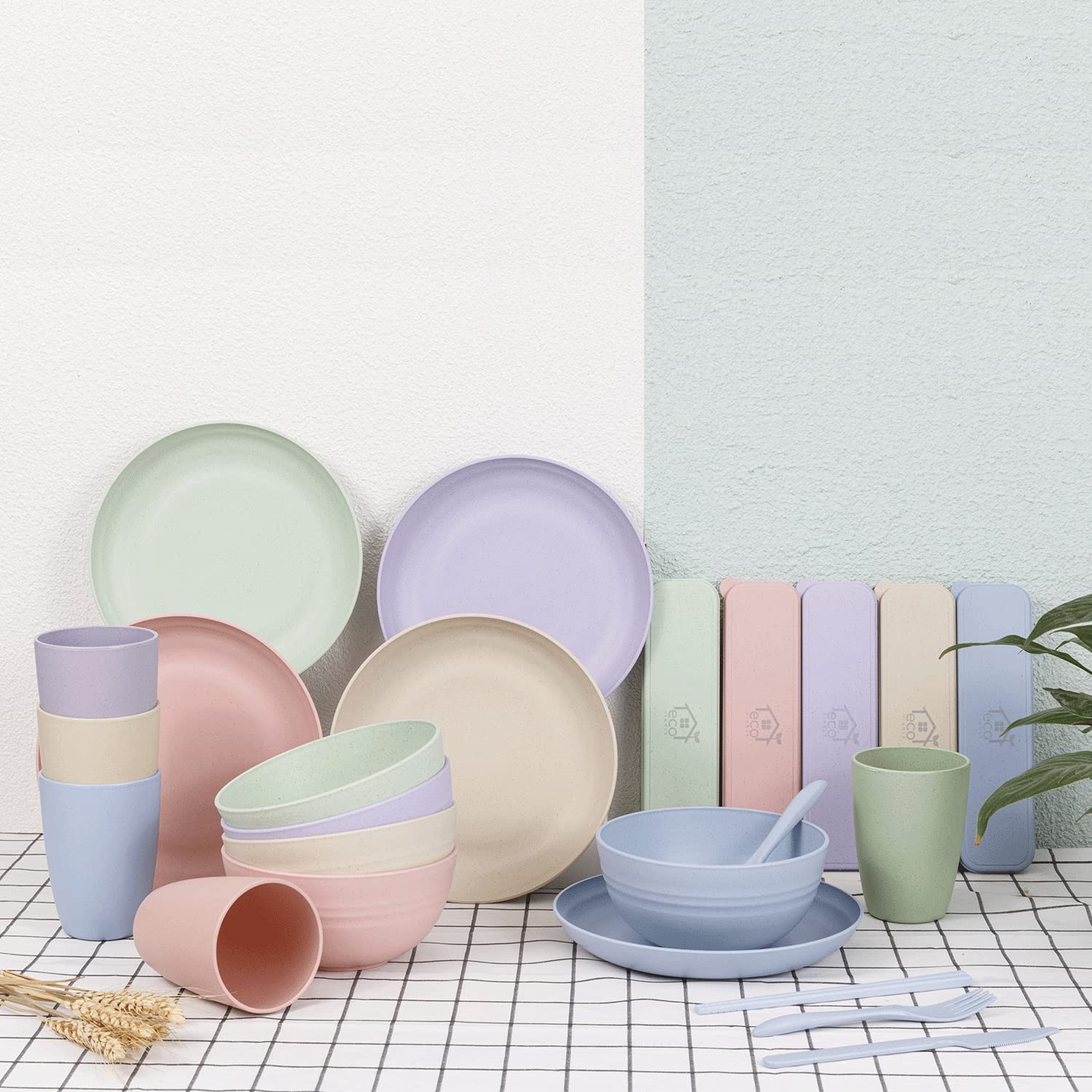 ECO VIABLE Camping Dinner Set Ecoviable