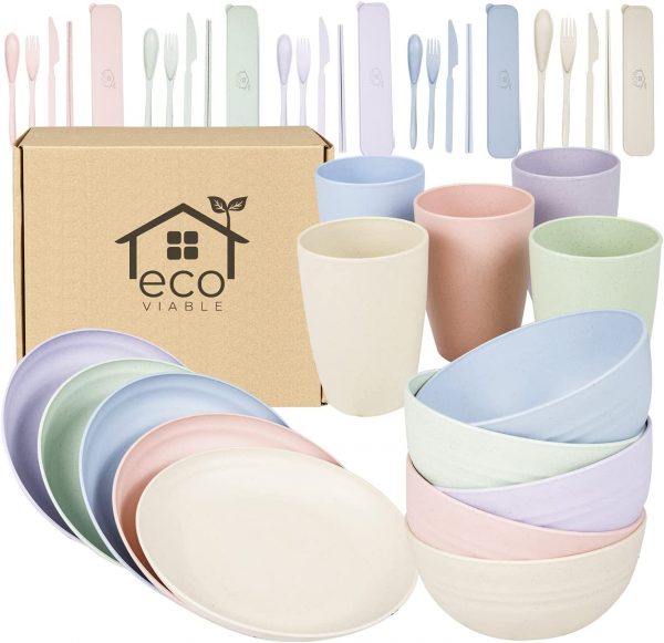 ECO VIABLE Camping Dinner Set Ecoviable