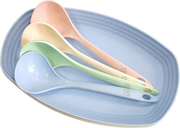 ECO VIABLE Dinner Plates Extra Large with Ladles - Image 4